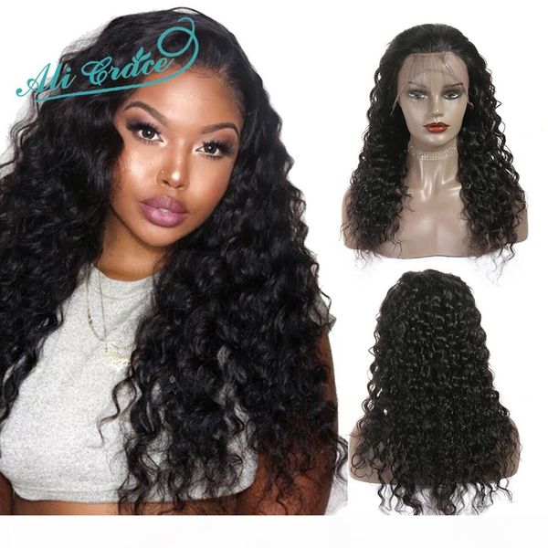 ali grace brazilian water wave lace front wigs pre-plucked natural hairline with baby hair 100% remy human hair lace wigs, Black
ali grace brazilian water wave lace front wigs pre-plucked natural hairline with baby hair 100% remy human hair lace wigs, Black