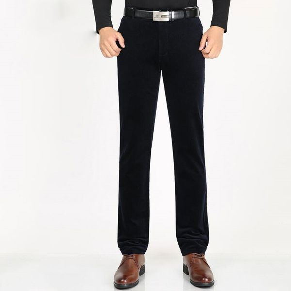 and winter autumn thick corduroy pants casual stretch high-waisted straight thin male trousers ylls, White;black
and winter autumn thick corduroy pants casual stretch high-waisted straight thin male trousers ylls, White;black