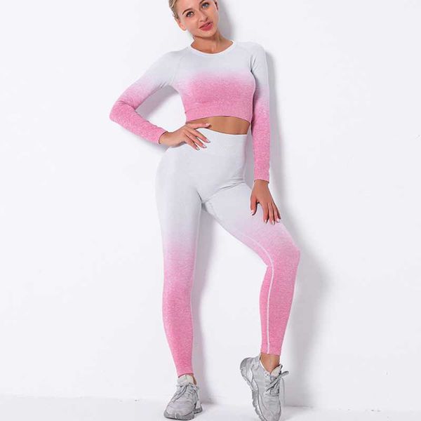 selling fitness long sleeve and leggings gym clothing workout seamless yoga set, White;red
selling fitness long sleeve and leggings gym clothing workout seamless yoga set, White;red