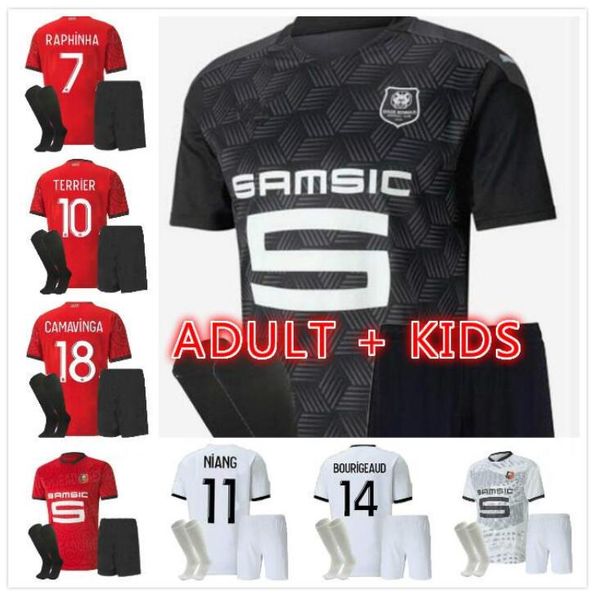 men + kids kit 20 21 rennes soccer jersey 2020 2021 raphinha niang terrier j.martin stade rennais fc bourigeaud home away football shirts, Black;yellow
men + kids kit 20 21 rennes soccer jersey 2020 2021 raphinha niang terrier j.martin stade rennais fc bourigeaud home away football shirts, Black;yellow