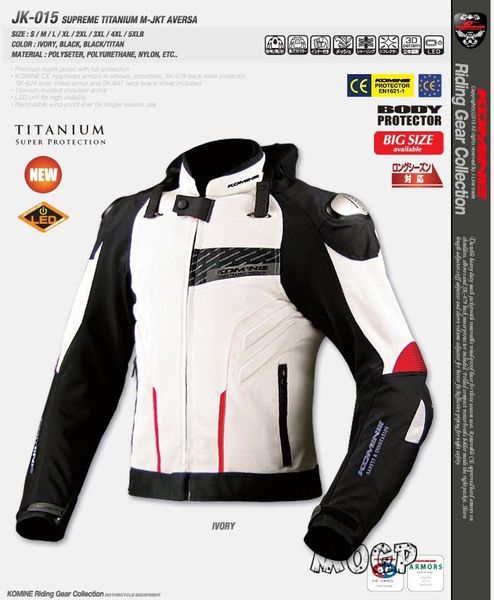 for komine jk015 high-performance titanium alloy drop resistance jackets mesh summer racing motorcycle jacket 7pcs protector
for komine jk015 high-performance titanium alloy drop resistance jackets mesh summer racing motorcycle jacket 7pcs protector