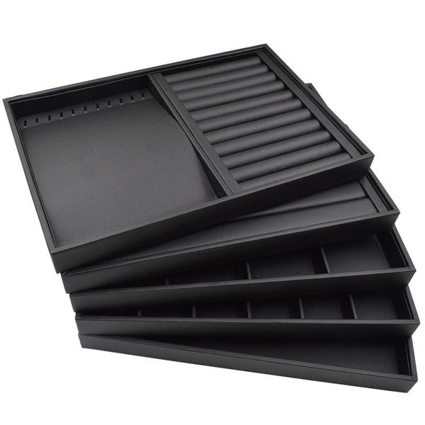 black pu leather jewelry pallet necklace tray rings bracelet exhibition jewelry organizer trays, Pink;blue
black pu leather jewelry pallet necklace tray rings bracelet exhibition jewelry organizer trays, Pink;blue