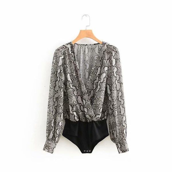 women retro cross v neck snake print slim bodysuit shirt casual long sleeve siamese blouse playsuits feminina blusas ls2626, Black;white
women retro cross v neck snake print slim bodysuit shirt casual long sleeve siamese blouse playsuits feminina blusas ls2626, Black;white