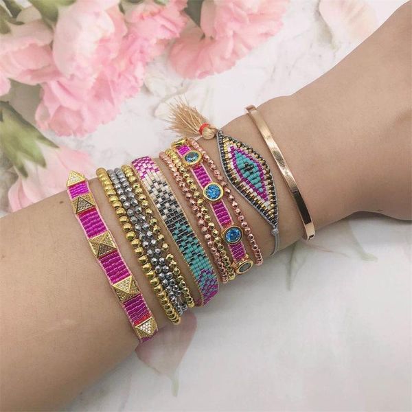 beaded, strands zhongvi bead bracelet multilayer miyuki beads braided evil eye bracelets set beaded zircon chain woven adjustable sets, Black
beaded, strands zhongvi bead bracelet multilayer miyuki beads braided evil eye bracelets set beaded zircon chain woven adjustable sets, Black