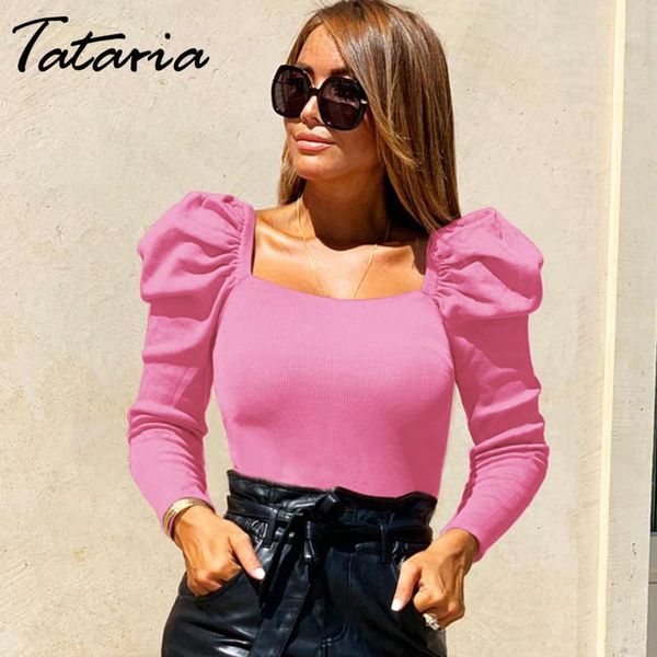 women's blouses & shirts tataria solid square-neck and blouse women long puff sleeve elegant workwear shirt for office ladies blouse1, White
women's blouses & shirts tataria solid square-neck and blouse women long puff sleeve elegant workwear shirt for office ladies blouse1, White