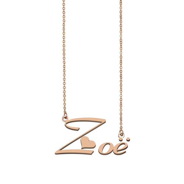 zoë name necklace custom nameplate pendant for women girls birthday gift kids friends jewelry 18k gold plated stainless steel, Silver
zoë name necklace custom nameplate pendant for women girls birthday gift kids friends jewelry 18k gold plated stainless steel, Silver