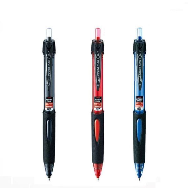 1pcs uni ballpoint pen sn-200pt-07 black technology power tank pressure atom pen pressurized to adapt to various climates 0.7mm1, Blue;orange
1pcs uni ballpoint pen sn-200pt-07 black technology power tank pressure atom pen pressurized to adapt to various climates 0.7mm1, Blue;orange