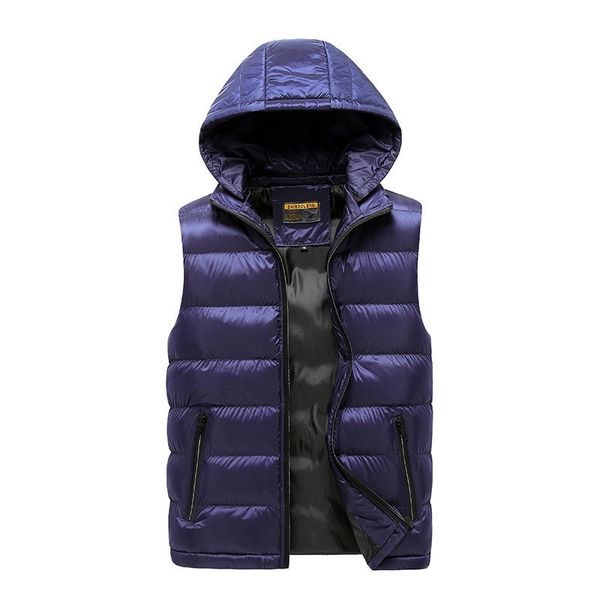 mens winter sleeveless jacket men down vest men's warm thick hooded coats male cotton-padded work waistcoat gilet homme vest 5xl 201119, Black;white
mens winter sleeveless jacket men down vest men's warm thick hooded coats male cotton-padded work waistcoat gilet homme vest 5xl 201119, Black;white