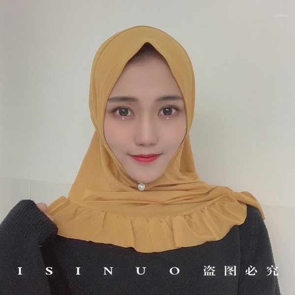 new amoy yarn muslim prayer turban ruffled hem female instant hijabs one-piece elastic headscarf islamic ramadan head cap1, Red
new amoy yarn muslim prayer turban ruffled hem female instant hijabs one-piece elastic headscarf islamic ramadan head cap1, Red