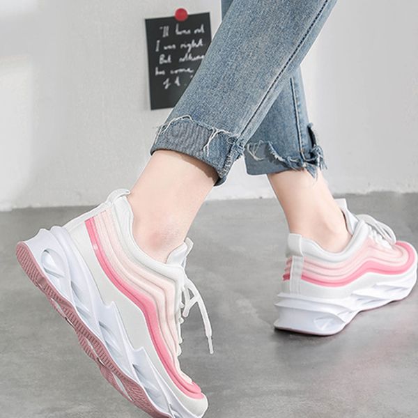 new fashion lace up women sports sneakers mixed color casual designer shoes holiday vocation shoes 201105, Black
new fashion lace up women sports sneakers mixed color casual designer shoes holiday vocation shoes 201105, Black