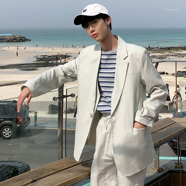 men's suits & blazers nice spring and summer korean version of omfortableharajukucotton loose solid color work casual large siz, White;black
men's suits & blazers nice spring and summer korean version of omfortableharajukucotton loose solid color work casual large siz, White;black