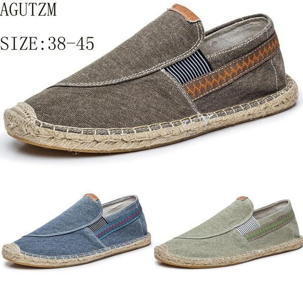 agutzm men's casual canvas loafers flat bottom espadrilles driving soft shoes for holiday beach sailing bohemian style z96, Black
agutzm men's casual canvas loafers flat bottom espadrilles driving soft shoes for holiday beach sailing bohemian style z96, Black