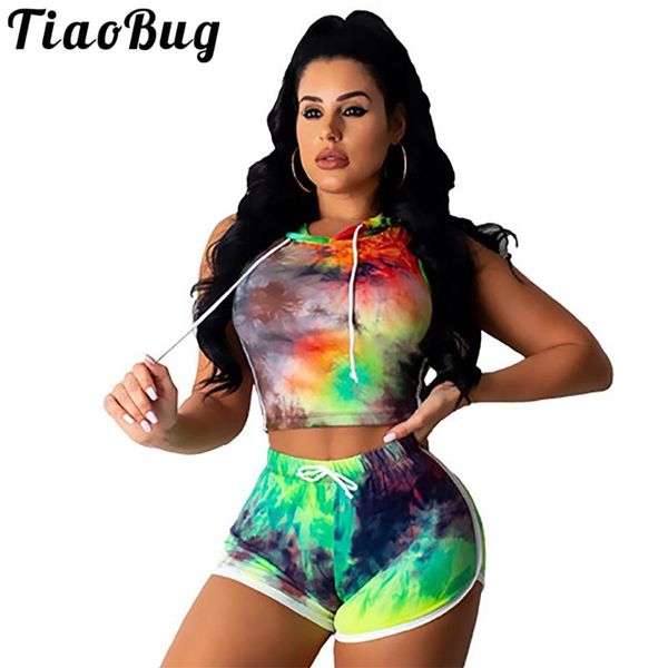 women tracksuit two pieces set sleeveless short 2 pieces set tie dye outfits skinny elastic outdoor wear running clothing, White;red
women tracksuit two pieces set sleeveless short 2 pieces set tie dye outfits skinny elastic outdoor wear running clothing, White;red