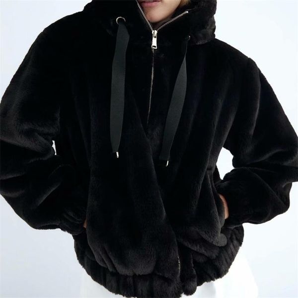 zxqj women 2020 fashion faux fur coat casual hooded slim long sleeve faux fur winter jacket women casaco feminino, Black
zxqj women 2020 fashion faux fur coat casual hooded slim long sleeve faux fur winter jacket women casaco feminino, Black