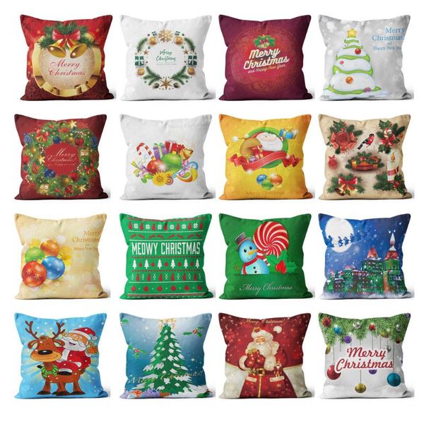 pillow case christmas theme elements decorative printing pillowcase 45x45 santa pattern practical cotton and linen material
pillow case christmas theme elements decorative printing pillowcase 45x45 santa pattern practical cotton and linen material