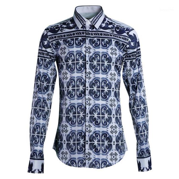 men's casual shirts chinese style luxury men shirt simple fashion classic minium blue printed mens dress camisa masculina social shirt1, White;black
men's casual shirts chinese style luxury men shirt simple fashion classic minium blue printed mens dress camisa masculina social shirt1, White;black