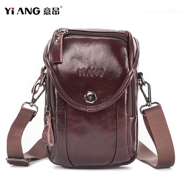 yi ang high quingity genuine cowhide leather waist pack phone bags fanny pack hip bag mini shoulder casual chest bags belt1
yi ang high quingity genuine cowhide leather waist pack phone bags fanny pack hip bag mini shoulder casual chest bags belt1