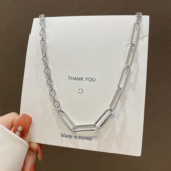 chains trendy vintage necklace women temperament simple hip hop big thick chain sweater exquisite gift jewelry accessories, Silver
chains trendy vintage necklace women temperament simple hip hop big thick chain sweater exquisite gift jewelry accessories, Silver