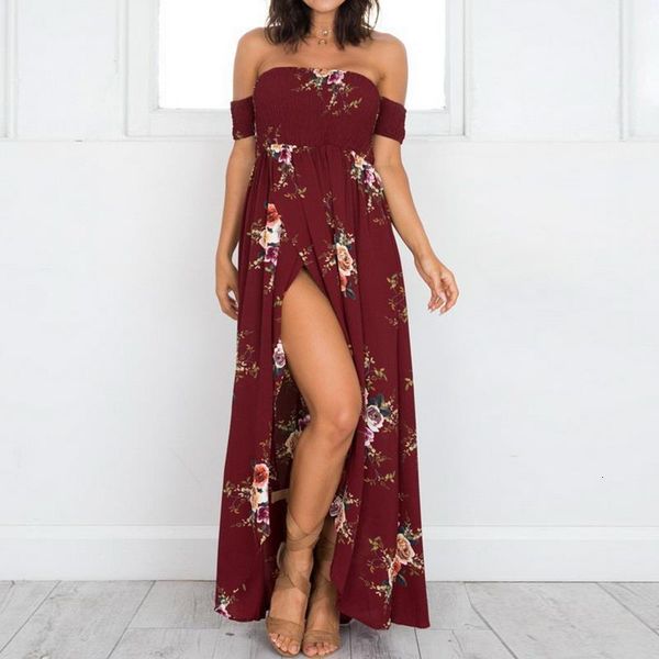 women slash neck floral printed boho dress fashion beach summer dresses ladies strapless long maxi dress vestidos s-5xl, Black;gray
women slash neck floral printed boho dress fashion beach summer dresses ladies strapless long maxi dress vestidos s-5xl, Black;gray