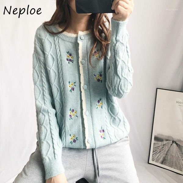 neploe knitted cardigans women 2020 autumn new embroidery flower sweet fresh buttons gentleness style female sweaters 822291, White
neploe knitted cardigans women 2020 autumn new embroidery flower sweet fresh buttons gentleness style female sweaters 822291, White