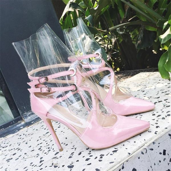 boots catwalk 2021 fashion woman transparent pvc high heels pointed toe sandals summer cool short shoes women1, Black
boots catwalk 2021 fashion woman transparent pvc high heels pointed toe sandals summer cool short shoes women1, Black