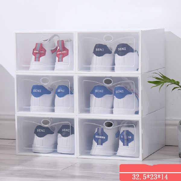 popular shoe storage box pp thickened storage double frame plastic dustproof selective 2 sizes shoe organizer
popular shoe storage box pp thickened storage double frame plastic dustproof selective 2 sizes shoe organizer