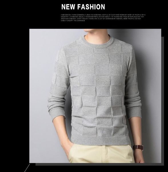 autumn and winter sweaters men's round-necked snow neal han version of the trend loose knit shirt thick hit the bottom line, White;black
autumn and winter sweaters men's round-necked snow neal han version of the trend loose knit shirt thick hit the bottom line, White;black