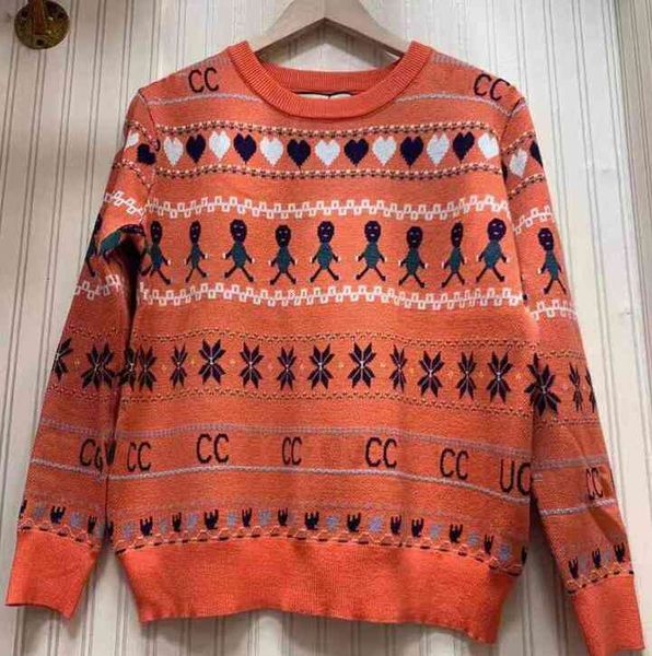 Women's Sweaters Fashion Paris Orange Sweater High-end comfort designer G letter embroidery design round neck wool plus-size S-XL KDM9, White;black
Women's Sweaters Fashion Paris Orange Sweater High-end comfort designer G letter embroidery design round neck wool plus-size S-XL KDM9, White;black