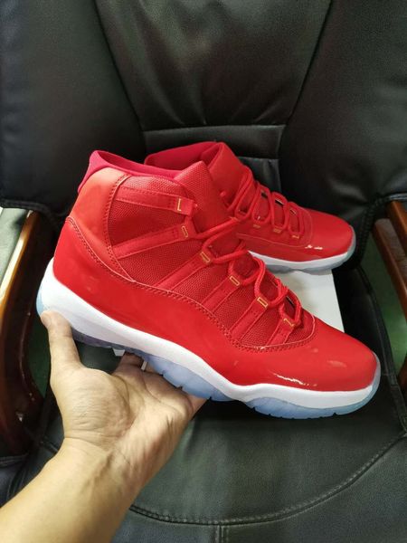 2020 new university red 11s mens basketball shoes 11 luxury fashion sneakers designer athletic shoes sports trainers for men us7-13, White;red
2020 new university red 11s mens basketball shoes 11 luxury fashion sneakers designer athletic shoes sports trainers for men us7-13, White;red