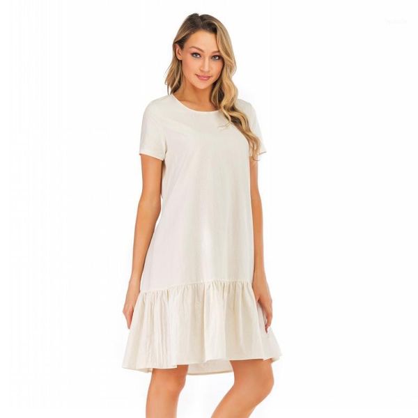 sweet casual midi women dresses 2019 elegant party cotton o-neck solid color lady summer draped knee length loose female dress1, Black;gray
sweet casual midi women dresses 2019 elegant party cotton o-neck solid color lady summer draped knee length loose female dress1, Black;gray