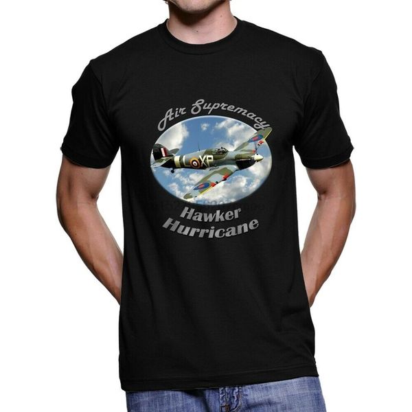 hawker hurricane air supremacy men`s dark t-shirt sport hooded sweatshirt hoodie