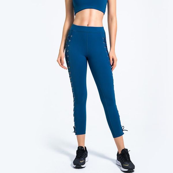 running pants ec.ms women gym leggings with adjustable cross string side black green blue yoga workout daily leisure tights1, Black;blue
running pants ec.ms women gym leggings with adjustable cross string side black green blue yoga workout daily leisure tights1, Black;blue
