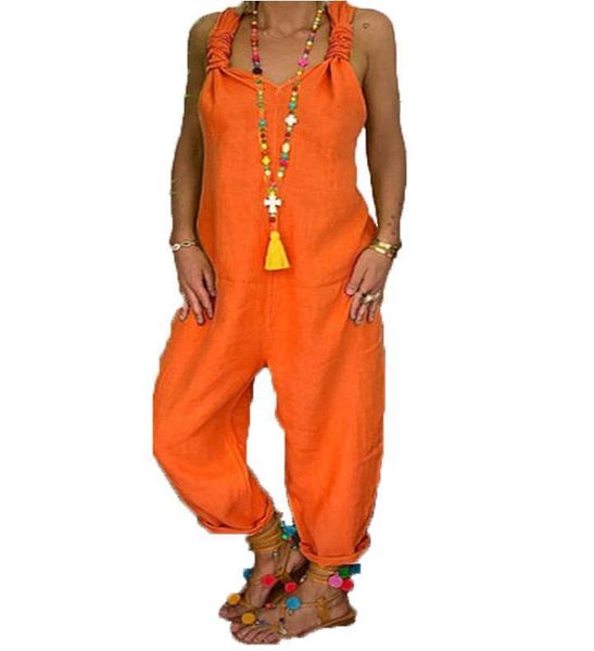 women's loose cotton and linen overalls halter v-neck sleeveless jumpsuits plus size s-5xl wdc4442 drop shipping, Black;white
women's loose cotton and linen overalls halter v-neck sleeveless jumpsuits plus size s-5xl wdc4442 drop shipping, Black;white