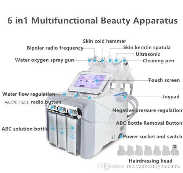6 in 1 water oxygen hydrafacial dermabrasion machine skin care deep cleansing exfoliating hydro dermabrasion jet peel beauty equipment
6 in 1 water oxygen hydrafacial dermabrasion machine skin care deep cleansing exfoliating hydro dermabrasion jet peel beauty equipment