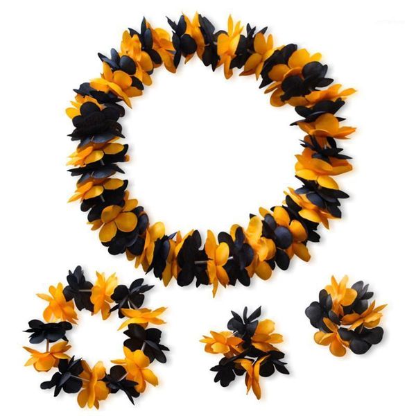 decorative flowers & wreaths 4pcs/set fashion summer hawaiian flower necklace halloween headband bracelets leis garlands chirtmas party arti
decorative flowers & wreaths 4pcs/set fashion summer hawaiian flower necklace halloween headband bracelets leis garlands chirtmas party arti