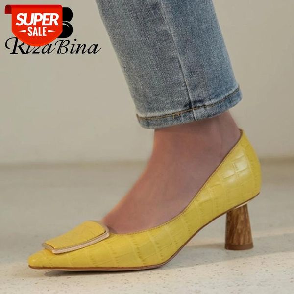 rizabina women pumps real leather shoes women party metal office lady work fashion sweet casual female footwear size 33-40 #ms1k
rizabina women pumps real leather shoes women party metal office lady work fashion sweet casual female footwear size 33-40 #ms1k