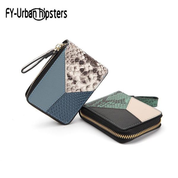 card holders genuine leather id holder crocodile pattern contrast color women coin pure patchwork zipper case w, Brown;gray
card holders genuine leather id holder crocodile pattern contrast color women coin pure patchwork zipper case w, Brown;gray