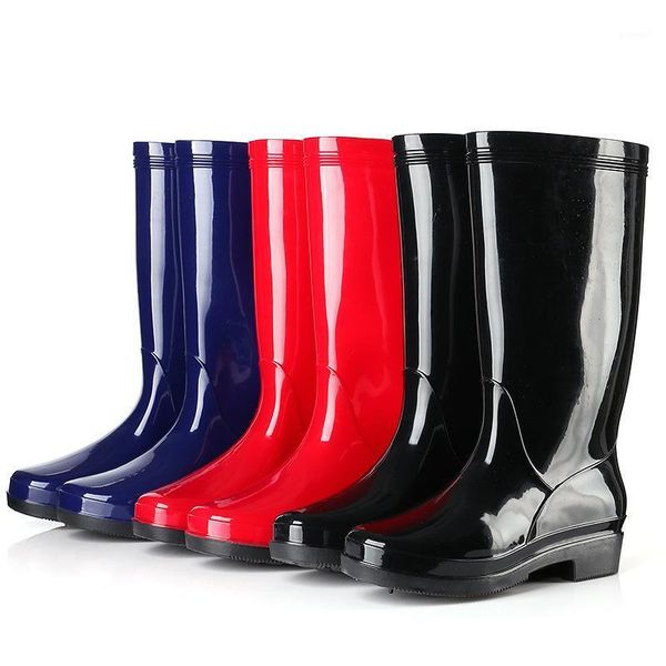 boots women solid color rainboots knee-high flat heels anti-slip long tube waterproof shoes woman rubber pvc rain boots1, Black
boots women solid color rainboots knee-high flat heels anti-slip long tube waterproof shoes woman rubber pvc rain boots1, Black