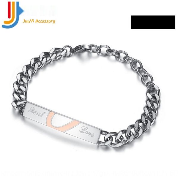 korean version of love couple fashion bracelet braceletgift braceletpersonality heart matching titanium steel bracelet gift lovers jewelry u, Golden;silver
korean version of love couple fashion bracelet braceletgift braceletpersonality heart matching titanium steel bracelet gift lovers jewelry u, Golden;silver