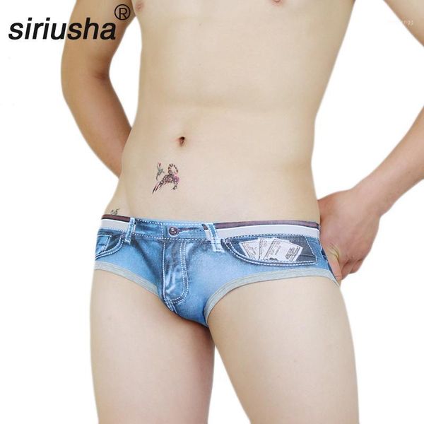 2020 promotion new mens underwear gay men cueca low-waist male 100% cotton panties wild denim summer men's triangle u s251, Black;white
2020 promotion new mens underwear gay men cueca low-waist male 100% cotton panties wild denim summer men's triangle u s251, Black;white