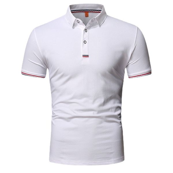 2020 new summer business polo men's short sleeve lapel solid color advertising shirt, White;black
2020 new summer business polo men's short sleeve lapel solid color advertising shirt, White;black