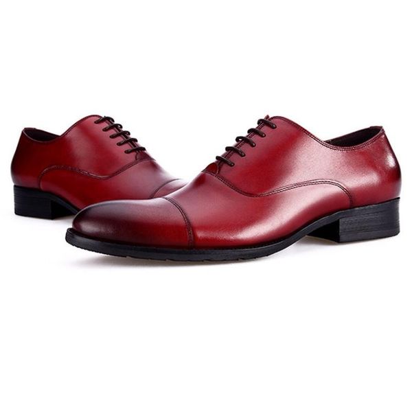 genuine leather shoes designer men business casual pointed toe oxford dress footwear wedding formal zapato plus size, Black
genuine leather shoes designer men business casual pointed toe oxford dress footwear wedding formal zapato plus size, Black