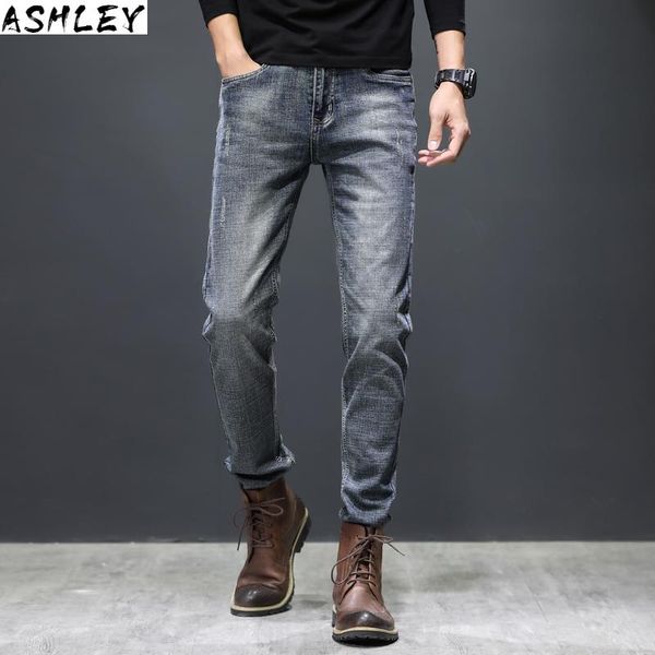 brand 2020 new men's slim jeans fashion stretch retro old jeans male denim trousers pants grey blue
brand 2020 new men's slim jeans fashion stretch retro old jeans male denim trousers pants grey blue