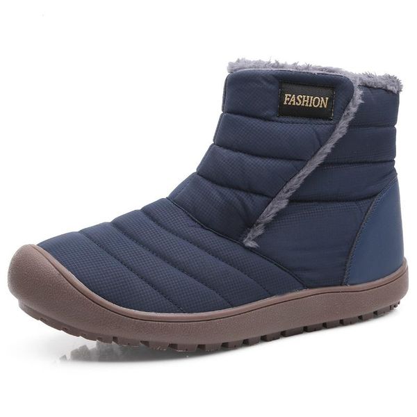 men winter waterproof snow boots couple warm fur plush ankle boots wear-resistant men winter shoes, Black
men winter waterproof snow boots couple warm fur plush ankle boots wear-resistant men winter shoes, Black