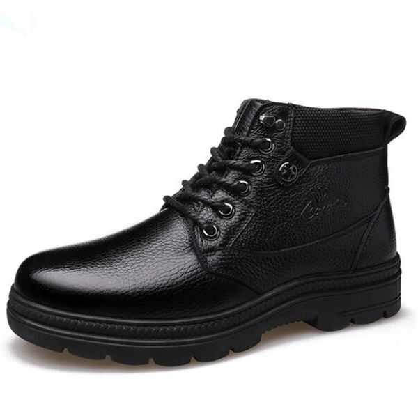 new dropshipping 100% first layer leather snowboots of men winter more warm velvet riding fashionable boots casual men's shoes 84j4 ds0, Black
new dropshipping 100% first layer leather snowboots of men winter more warm velvet riding fashionable boots casual men's shoes 84j4 ds0, Black
