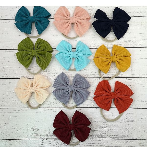 bulk 60pc/lot girls 4.5" solid fabric hair bow headbands,kids hair bows elastic headbands nylon headband kids hair accessories y200710, Slivery;white
bulk 60pc/lot girls 4.5" solid fabric hair bow headbands,kids hair bows elastic headbands nylon headband kids hair accessories y200710, Slivery;white