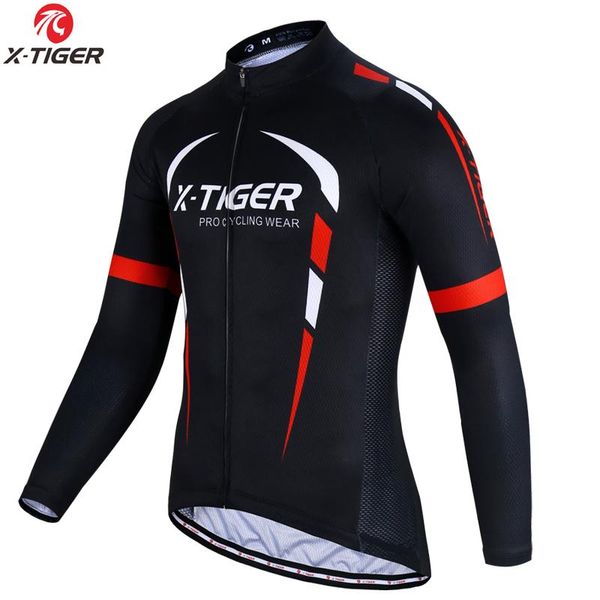 x-tiger pro winter thermal fleece cycling jersey long sleeve mtb bicycle clothing maillot ropa ciclismo invierno bike clothes, Black;red
x-tiger pro winter thermal fleece cycling jersey long sleeve mtb bicycle clothing maillot ropa ciclismo invierno bike clothes, Black;red