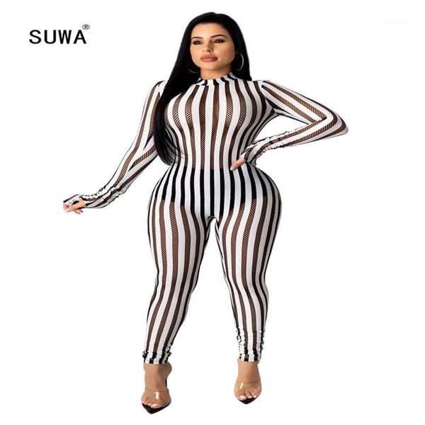 black white striped mesh see through patchwork jumpsuits and rompers for women long sleeve tight autumn party club overalls1
black white striped mesh see through patchwork jumpsuits and rompers for women long sleeve tight autumn party club overalls1