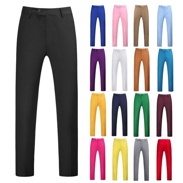 men's suits & blazers classical suit pants men many colors slim fit straight trousers male formal business work uniform big size bottom, White;black
men's suits & blazers classical suit pants men many colors slim fit straight trousers male formal business work uniform big size bottom, White;black