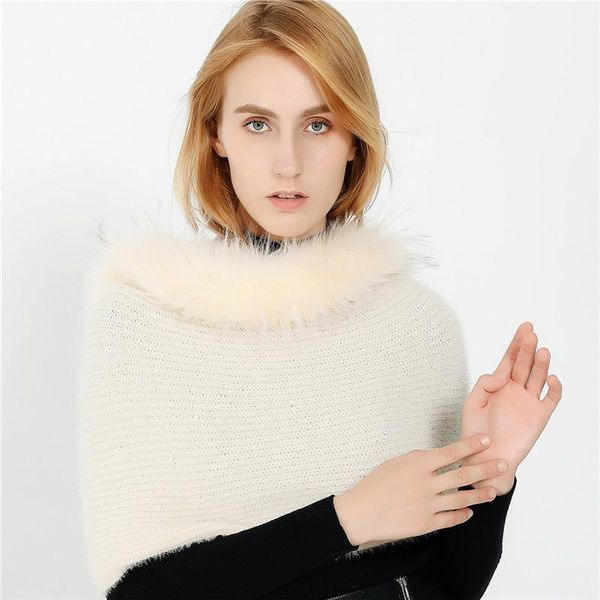 runmeifa new fashion 2020 winter warm fur magic scarves neck for women/ladies luxury knitted ring thicken shawls and wraps, Blue;gray
runmeifa new fashion 2020 winter warm fur magic scarves neck for women/ladies luxury knitted ring thicken shawls and wraps, Blue;gray